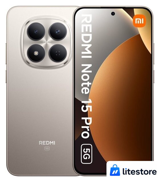 Телефон Xiaomi Redmi Note 15 Pro 5G 8GB/256GB международная версия (титановый) - Изображение №1 — Лайт Стор