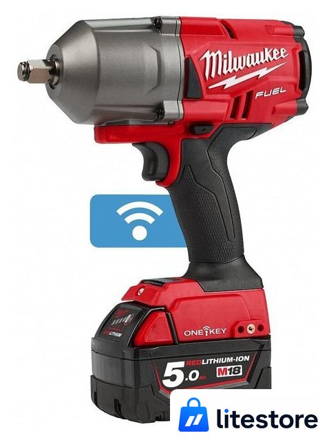 Гайковерт Milwaukee M18 ONEFHIWF12-502X 4933459727 (с 2-мя АКБ, кейс) - Изображение №5 — Лайт Стор
