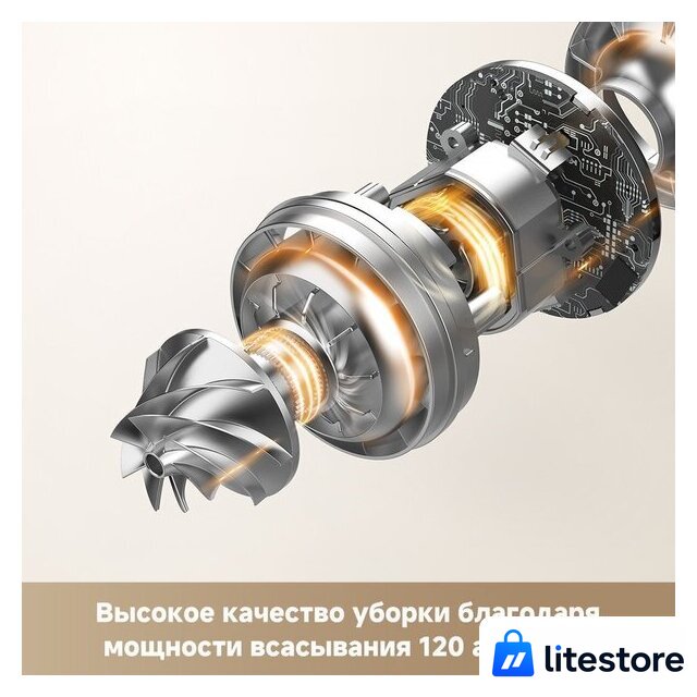 Пылесос Trouver Cordless Vacuum Cleaner S3 Detect Aqua VTV20A - Изображение №8 — Лайт Стор