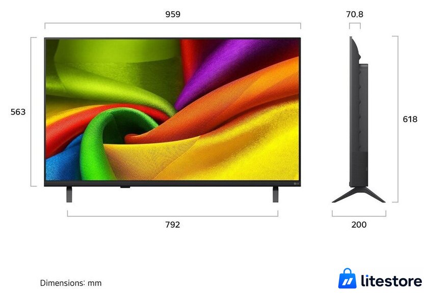 Телевизор LG NANO 4K UHD AI NU90 43NU900B6LA - Изображение №5 — Лайт Стор