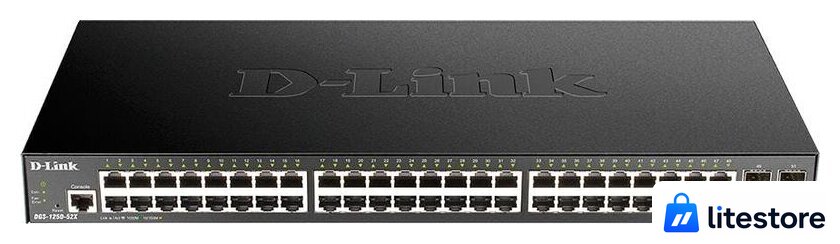 Управляемый коммутатор 2-го уровня D-Link DGS-1250-52X/A1A - Изображение №1 — Лайт Стор