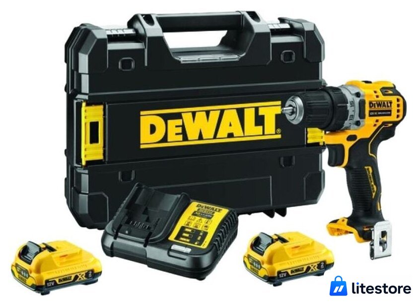Дрель-шуруповерт DeWalt DCD701D2 (с 2-мя АКБ) - Изображение №1 — Лайт Стор