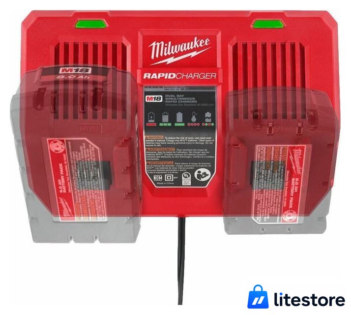 Зарядное устройство Milwaukee M18 DFC 4932472073 (18В) - Изображение №7 — Лайт Стор