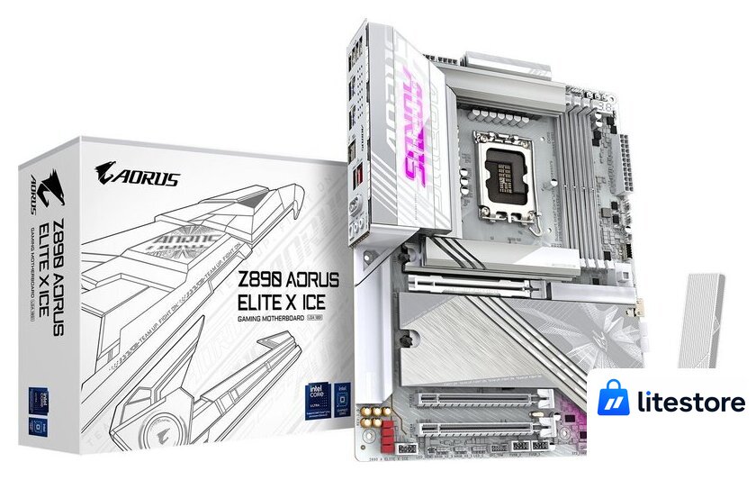 Материнская плата Gigabyte Z890 Aorus Elite X Ice - Изображение №6 — Лайт Стор