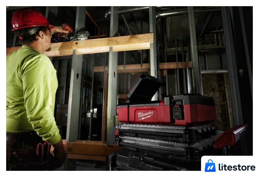 Фонарь Milwaukee M12 POAL-0 PACKOUT 4933480473 - Изображение №7 — Лайт Стор