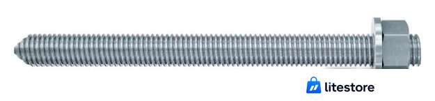 Шпилька Fischer RG M24x400 5.8 ZP ANCHOR ROD 95727 - Изображение №1 — Лайт Стор
