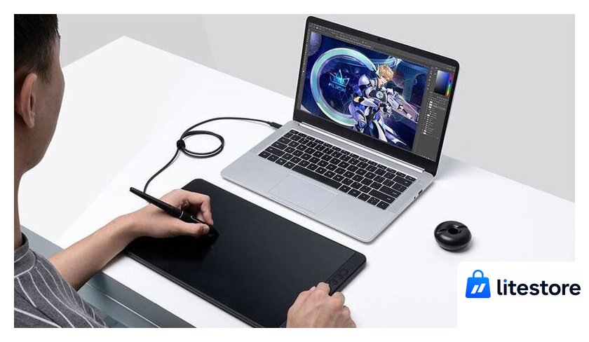 Графический монитор Huion Kamvas 13 (полуночно-зеленый) - Изображение №9 — Лайт Стор