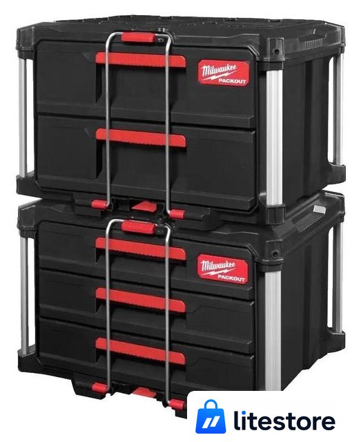 Ящик для инструментов Milwaukee Packout 3 Drawer Tool Box 4932472130 - Изображение №10 — Лайт Стор