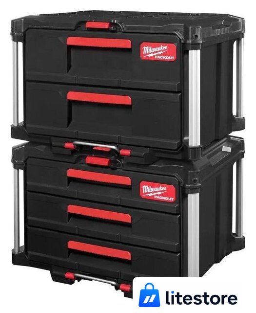 Ящик для инструментов Milwaukee Packout 3 Drawer Tool Box 4932472130 - Изображение №11 — Лайт Стор