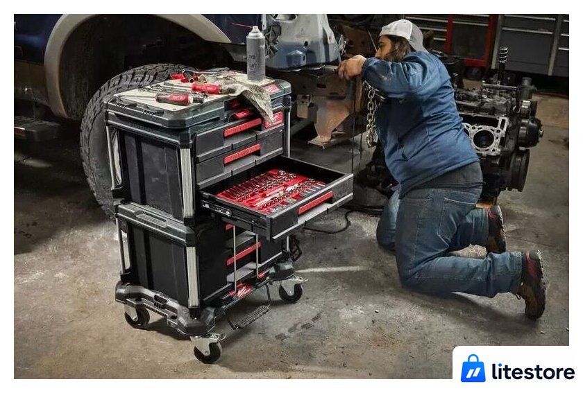 Ящик для инструментов Milwaukee Packout 3 Drawer Tool Box 4932472130 - Изображение №13 — Лайт Стор