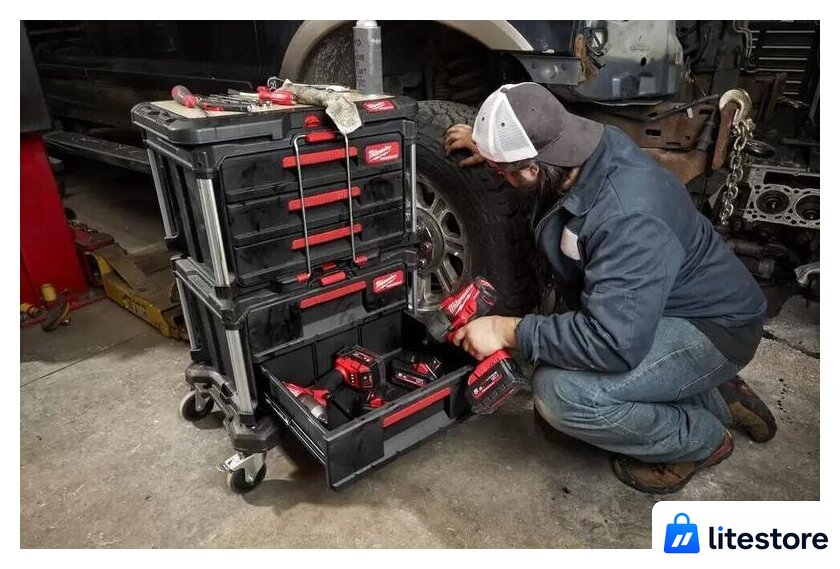 Ящик для инструментов Milwaukee Packout 3 Drawer Tool Box 4932472130 - Изображение №12 — Лайт Стор