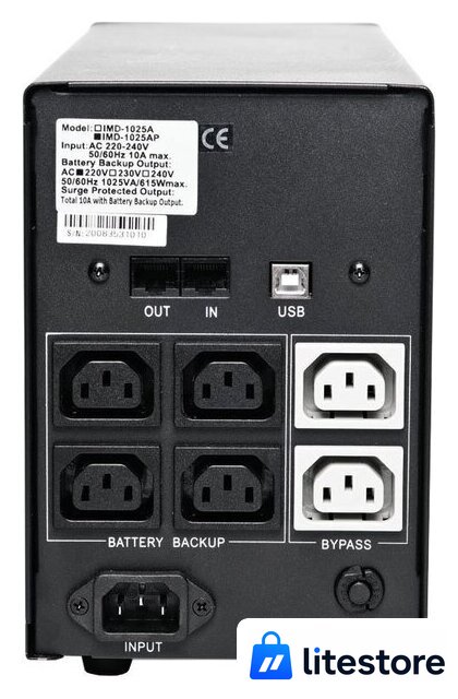 Источник бесперебойного питания Powercom Imperial IMP-1200AP 1200VA - Изображение №4 — Лайт Стор