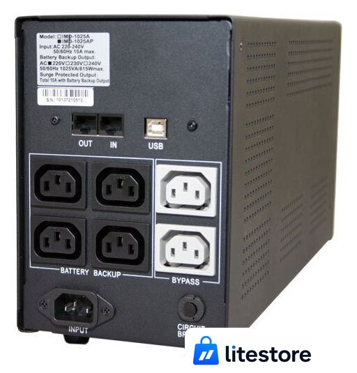 Источник бесперебойного питания Powercom Imperial IMP-1200AP 1200VA - Изображение №3 — Лайт Стор