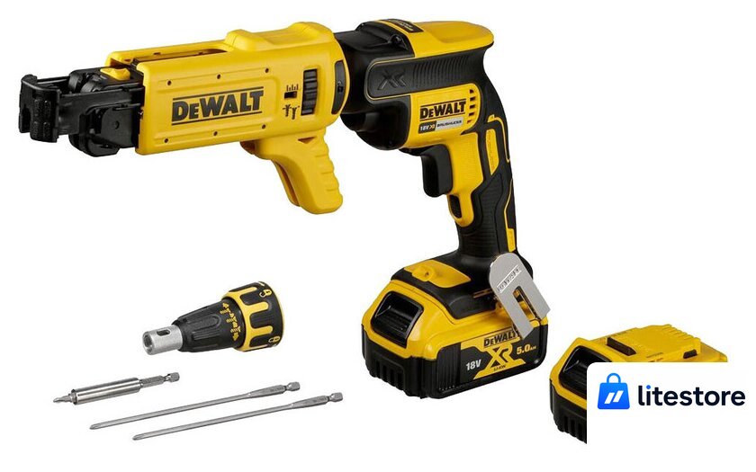 Шуруповерт для гипсокартона DeWalt DCF620P2K (с 2-мя АКБ, кейс) - Изображение №1 — Лайт Стор