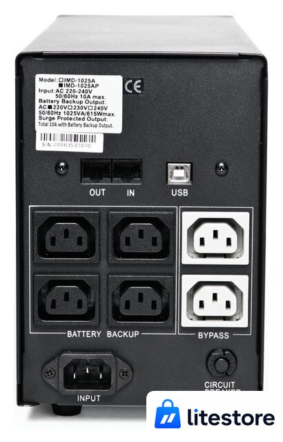 Источник бесперебойного питания Powercom Imperial IMP-3000AP 3000VA - Изображение №4 — Лайт Стор