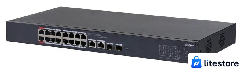 Управляемый коммутатор 2-го уровня Dahua DH-CS4218-16ET-240 - Изображение №2 — Лайт Стор