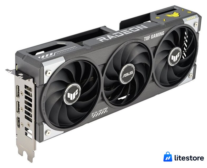 Видеокарта ASUS TUF Gaming Radeon RX 9060 XT OC Edition 16GB GDDR6 TUF-RX9060XT-O16G-GAMING - Изображение №1 — Лайт Стор