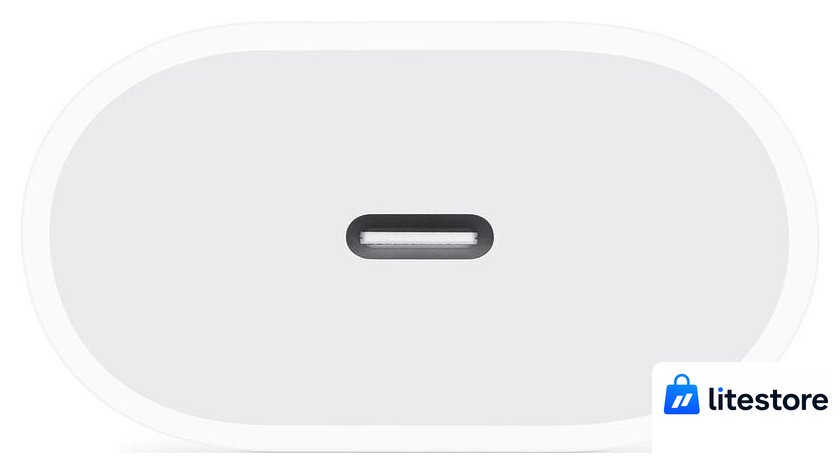 Сетевое зарядное Apple 20W USB-C EU Power Adapter - Изображение №3 — Лайт Стор