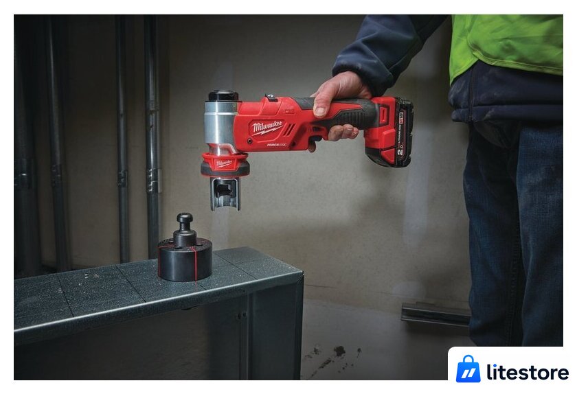 Пробойник Milwaukee M18 HKP-201C Force Logic 4933451202 (с 1-им АКБ, кейс) - Изображение №8 — Лайт Стор