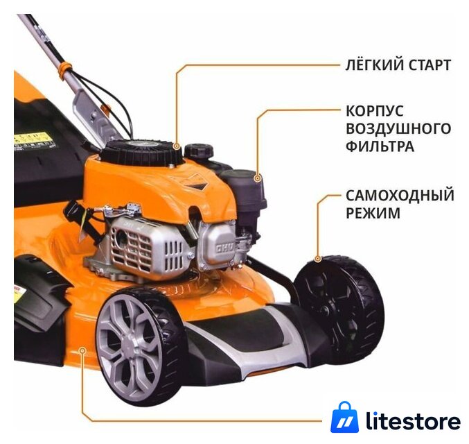 Газонокосилка MaxPiler MLM-46S - Изображение №8 — Лайт Стор