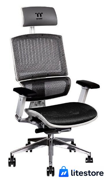 Офисное кресло Thermaltake CyberChair E500 GGC-EG5-BWLFDM-01 (серый) - Изображение №1 — Лайт Стор