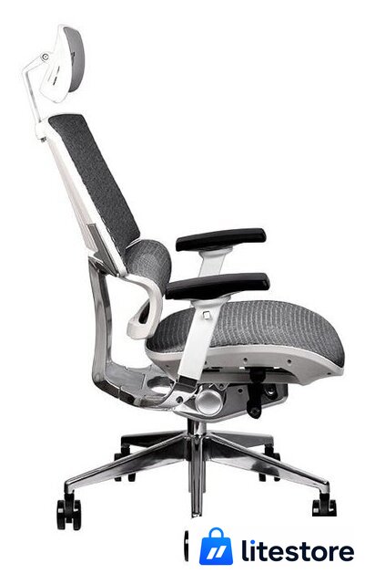 Офисное кресло Thermaltake CyberChair E500 GGC-EG5-BWLFDM-01 (серый) - Изображение №4 — Лайт Стор