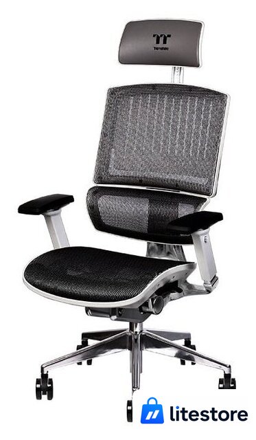 Офисное кресло Thermaltake CyberChair E500 GGC-EG5-BWLFDM-01 (серый) - Изображение №3 — Лайт Стор