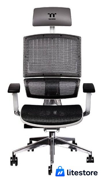 Офисное кресло Thermaltake CyberChair E500 GGC-EG5-BWLFDM-01 (серый) - Изображение №2 — Лайт Стор