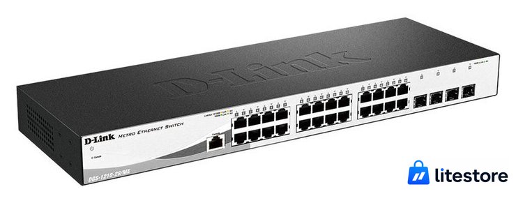 Управляемый коммутатор 2-го уровня D-Link DGS-1210-28/ME/A2B - Изображение №2 — Лайт Стор