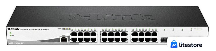 Управляемый коммутатор 2-го уровня D-Link DGS-1210-28/ME/A2B - Изображение №1 — Лайт Стор