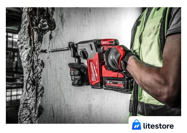 Перфоратор Milwaukee M18 FUEL FH-0X 4933478500 (без АКБ, кейс) - Изображение №8 — Лайт Стор