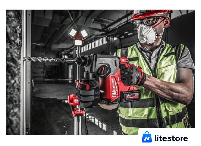 Перфоратор Milwaukee M18 FUEL FH-0X 4933478500 (без АКБ, кейс) - Изображение №4 — Лайт Стор