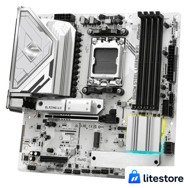 Материнская плата ASRock B850M Steel Legend WiFi - Изображение №4 — Лайт Стор