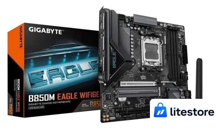 Материнская плата Gigabyte B850M Eagle WiFi6E (rev. 1.1) - Изображение №4 — Лайт Стор