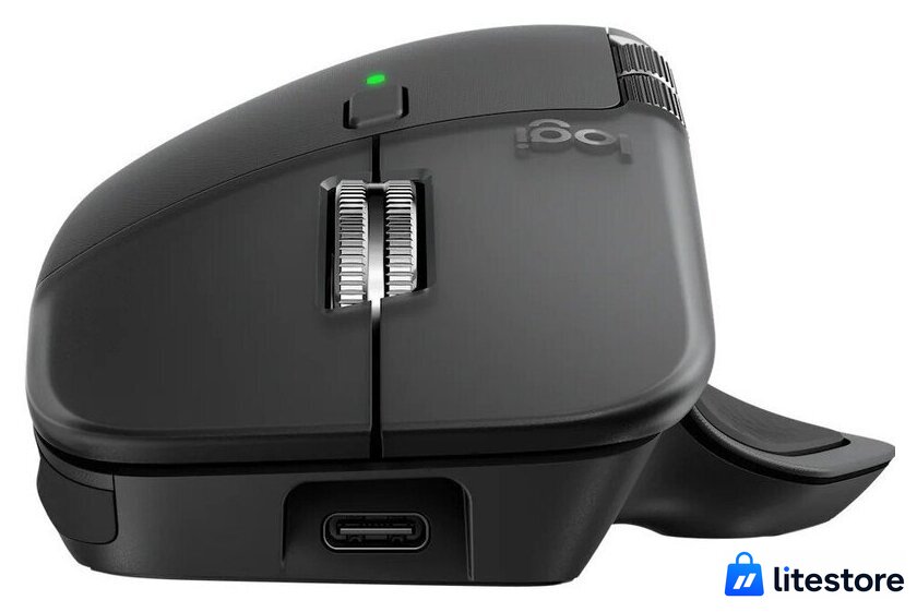 Мышь Logitech MX Master 4 (графитовый) - Изображение №4 — Лайт Стор