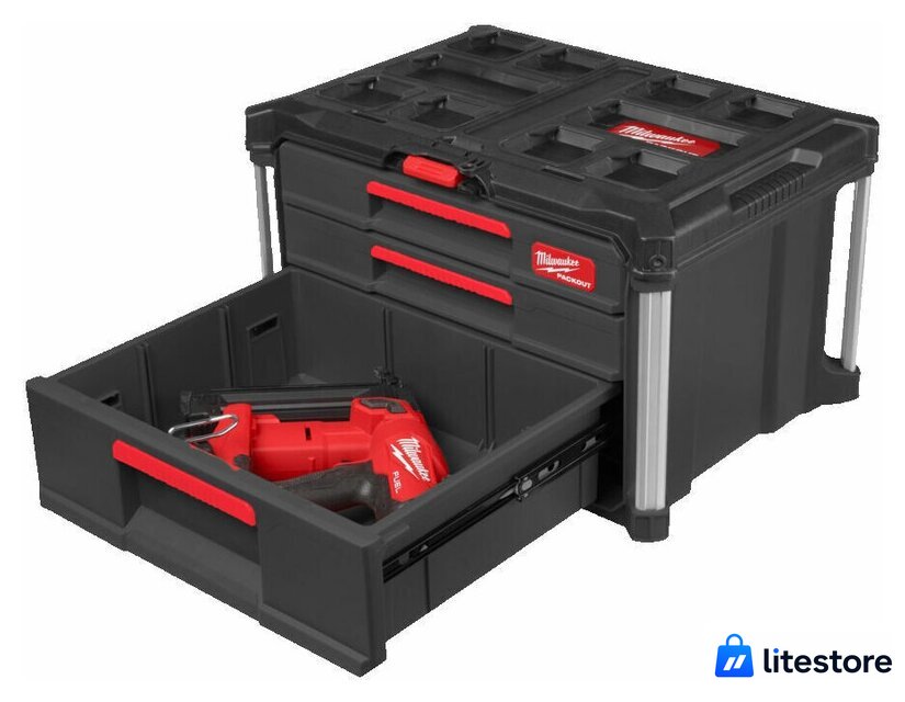 Ящик для инструментов Milwaukee PackOut 4932493190 - Изображение №6 — Лайт Стор