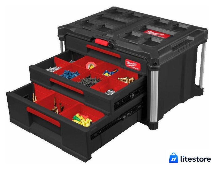 Ящик для инструментов Milwaukee PackOut 4932493190 - Изображение №5 — Лайт Стор