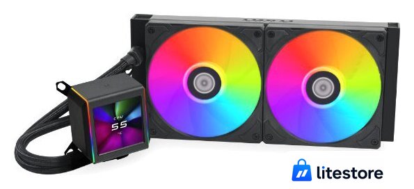 Система жидкостного охлаждения для процессора Lian Li Galahad II LCD 280 G89.GA2ALCD28B.00 - Изображение №1 — Лайт Стор
