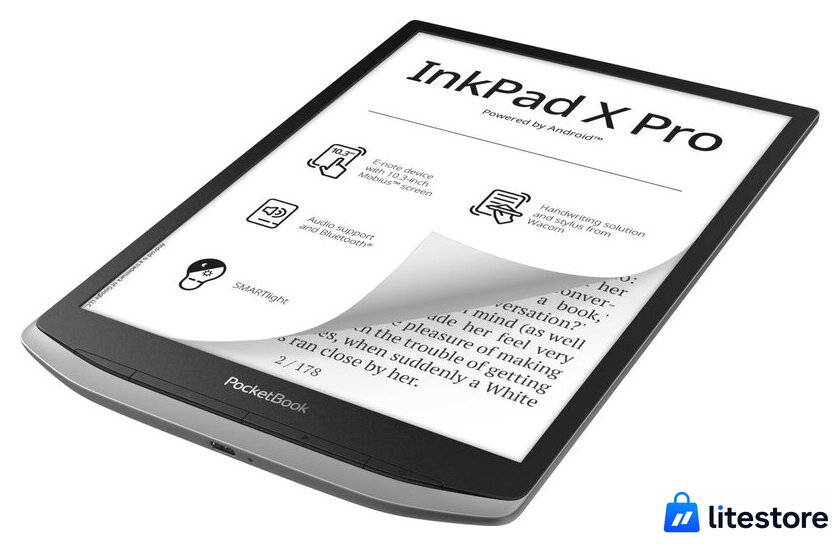 Электронная книга PocketBook InkPad X Pro Mist Grey - Изображение №3 — Лайт Стор