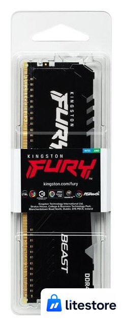 Оперативная память Kingston FURY Beast RGB 32ГБ DDR4 3200 МГц KF432C16BB2A/32 - Изображение №4 — Лайт Стор