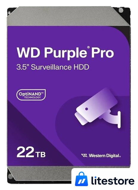 Жесткий диск WD Purple Pro 22TB WD221PURP - Изображение №1 — Лайт Стор