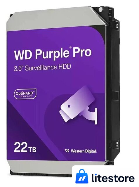 Жесткий диск WD Purple Pro 22TB WD221PURP - Изображение №2 — Лайт Стор