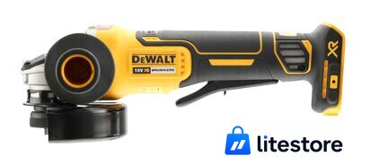 Угловая шлифмашина DeWalt DCG406NT-XJ (без АКБ, кейс) - Изображение №2 — Лайт Стор