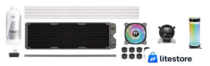 Система жидкостного охлаждения для процессора Thermaltake Pacific CLM360 Ultra Hard Tube Liquid Cooling Kit CL-W335-CU12SW-A - Изображение №6 — Лайт Стор