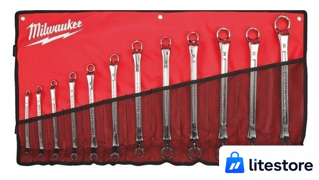 Набор ключей Milwaukee 4932492738 (12 предметов) - Изображение №1 — Лайт Стор
