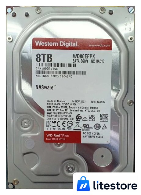 Жесткий диск WD Red Plus 8TB WD80EFPX - Изображение №2 — Лайт Стор