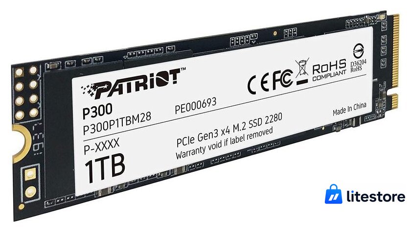 SSD Patriot P300 1TB P300P1TBM28 - Изображение №2 — Лайт Стор
