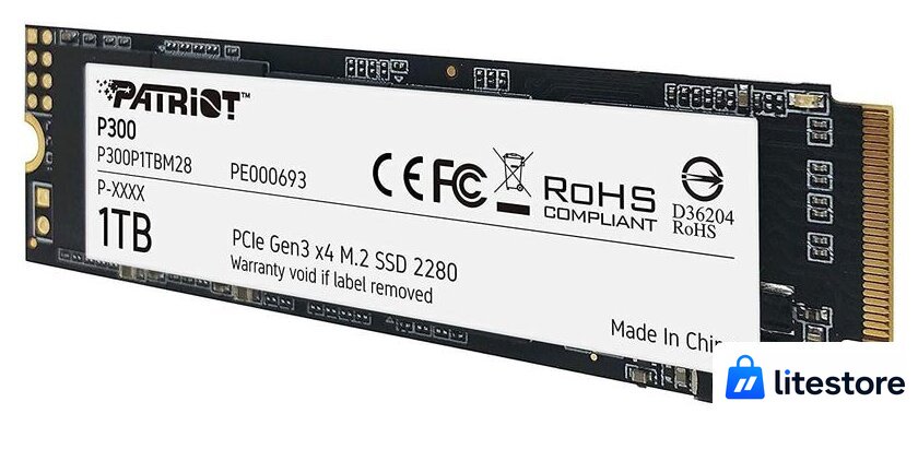 SSD Patriot P300 1TB P300P1TBM28 - Изображение №3 — Лайт Стор