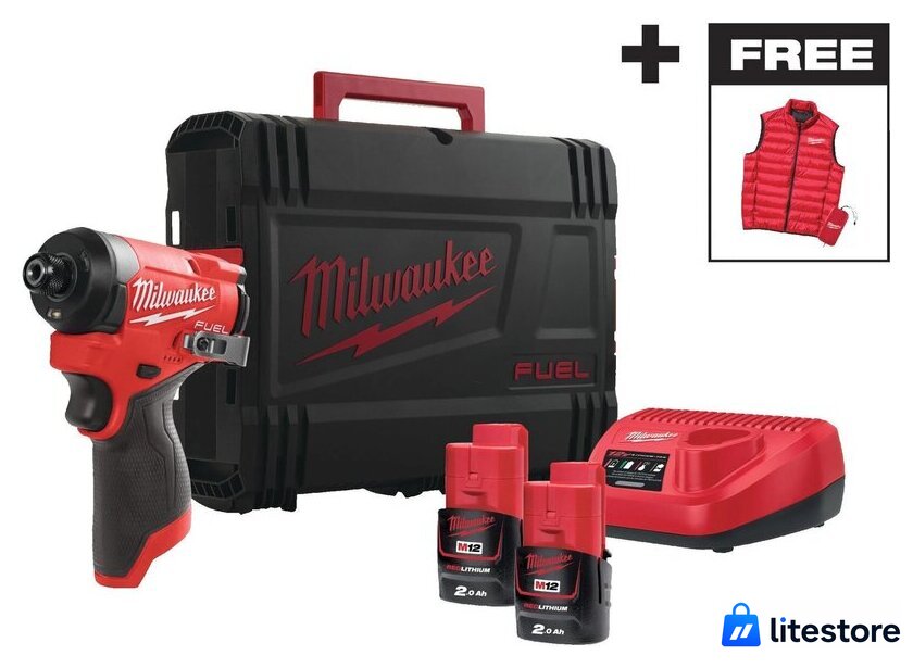 Винтоверт Milwaukee M12 FID2MC-202X Fuel 4933499462 (с 2-мя АКБ, кейс) - Изображение №1 — Лайт Стор