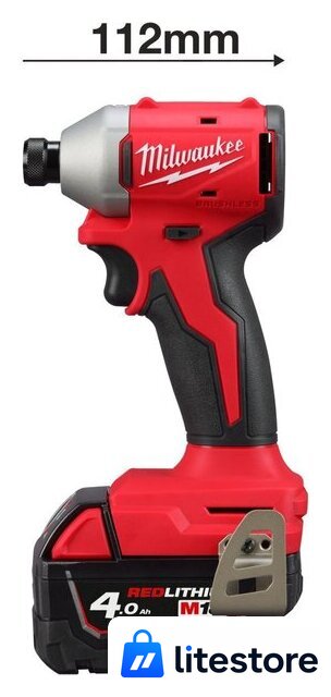 Винтоверт Milwaukee M18 BLIDRCMC-402C 4933499457 (с 2-мя АКБ, кейс) - Изображение №3 — Лайт Стор